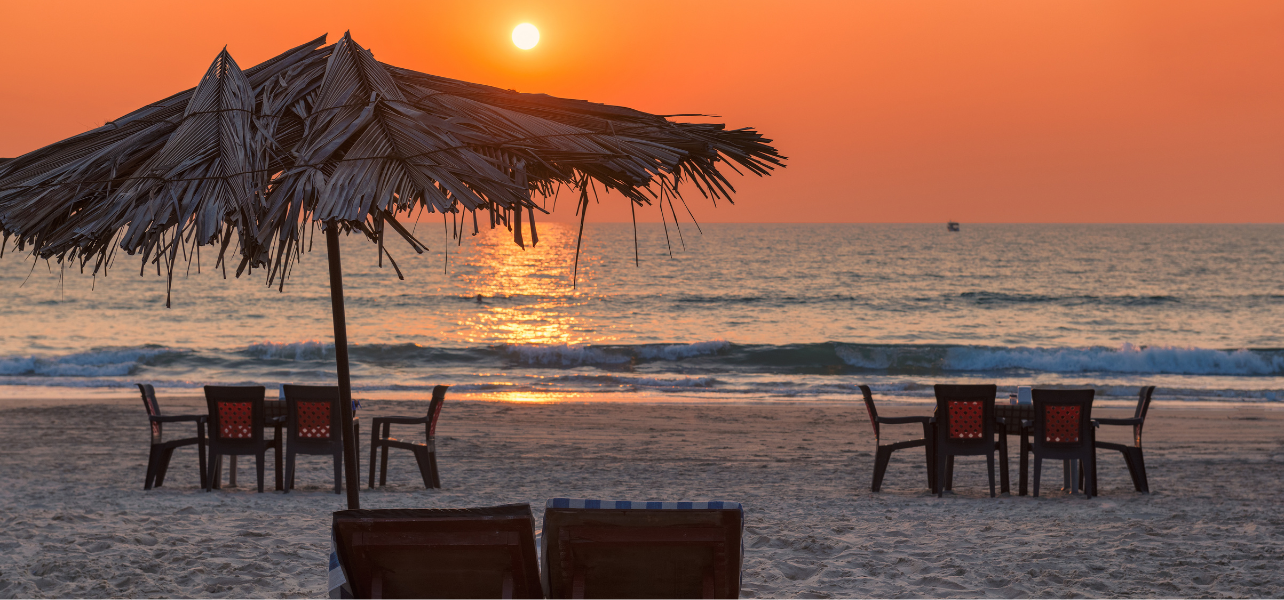 Golden Triangle With Goa Tour Goa beach sunset holiday experience