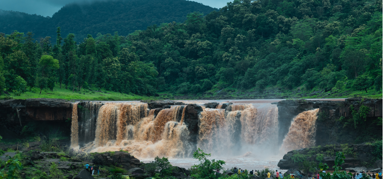 Gira Waterfalls in Saputara - A highlight of our 2 Night 3 Days Gujarat Tour Package.