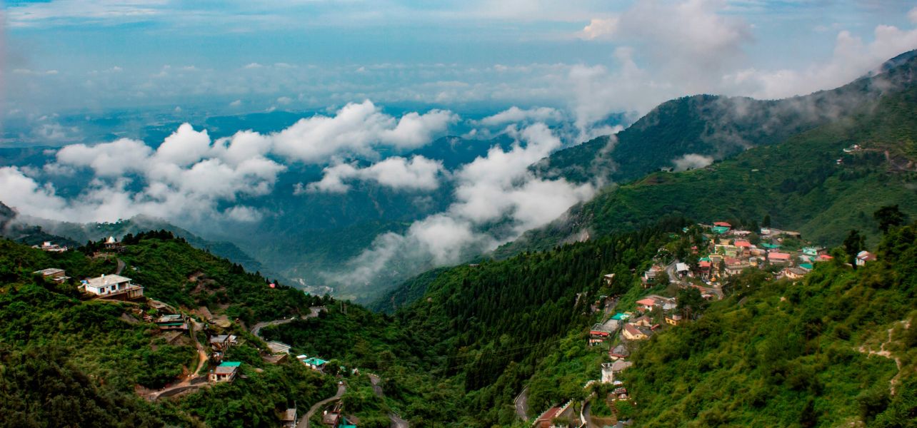 Breathtaking mountain and cloud view for your Mussoorie tour package in Mussoorie in uttarakhand