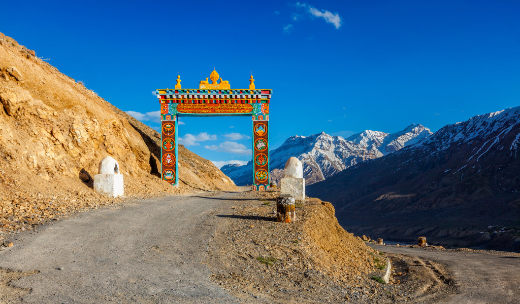 Himachal 9 Days Tour Ex Jaipur mountain road and Himalayan adventure view