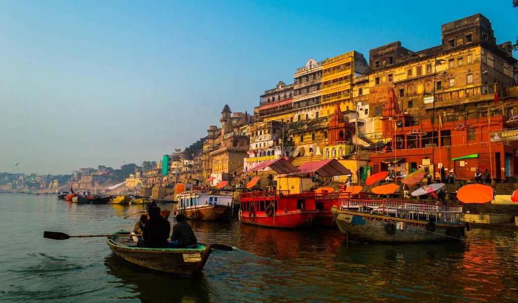 Varanasi Ganga Ghats, sacred city of Lord Shiva and spiritual tour